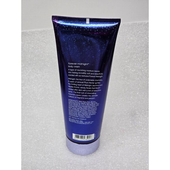 Forever Midnight Body Cream 8 Oz Bath & Body Works Elegant Moisturizing Skincare - Picture 2 of 2